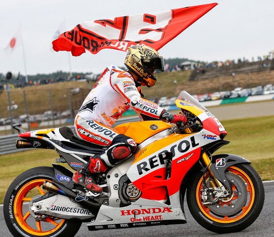 Kemenangan Marc Marquez di Motegi Jepang 2014