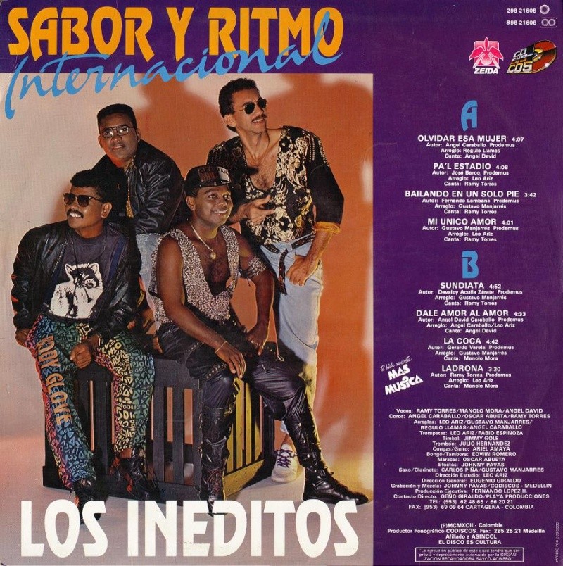 Los ineditos sabor y ritmo internacional