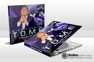 Capa de CD Missionário Tomé - CD pastor gospel