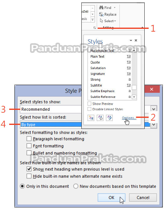 How to open style pane in word 2013 loppapa