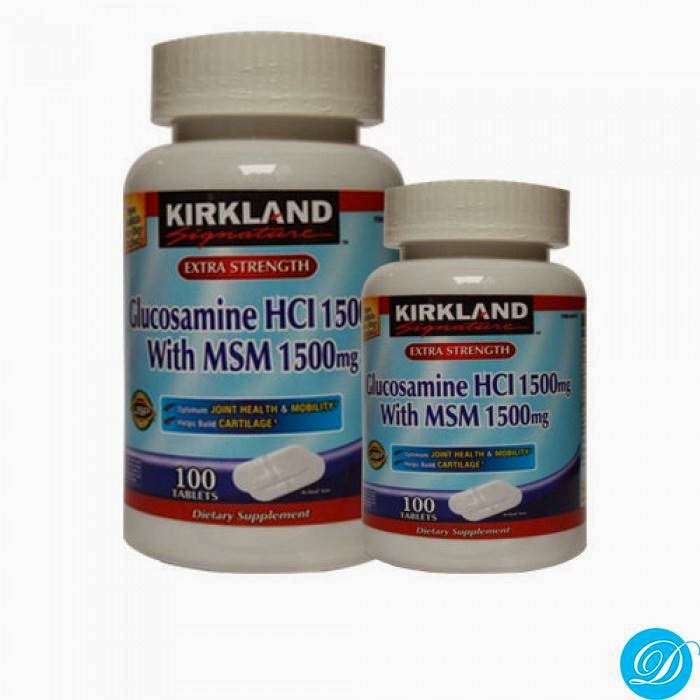 TPCN bổ khớp Glucosamine Kirkland HCL & MSM