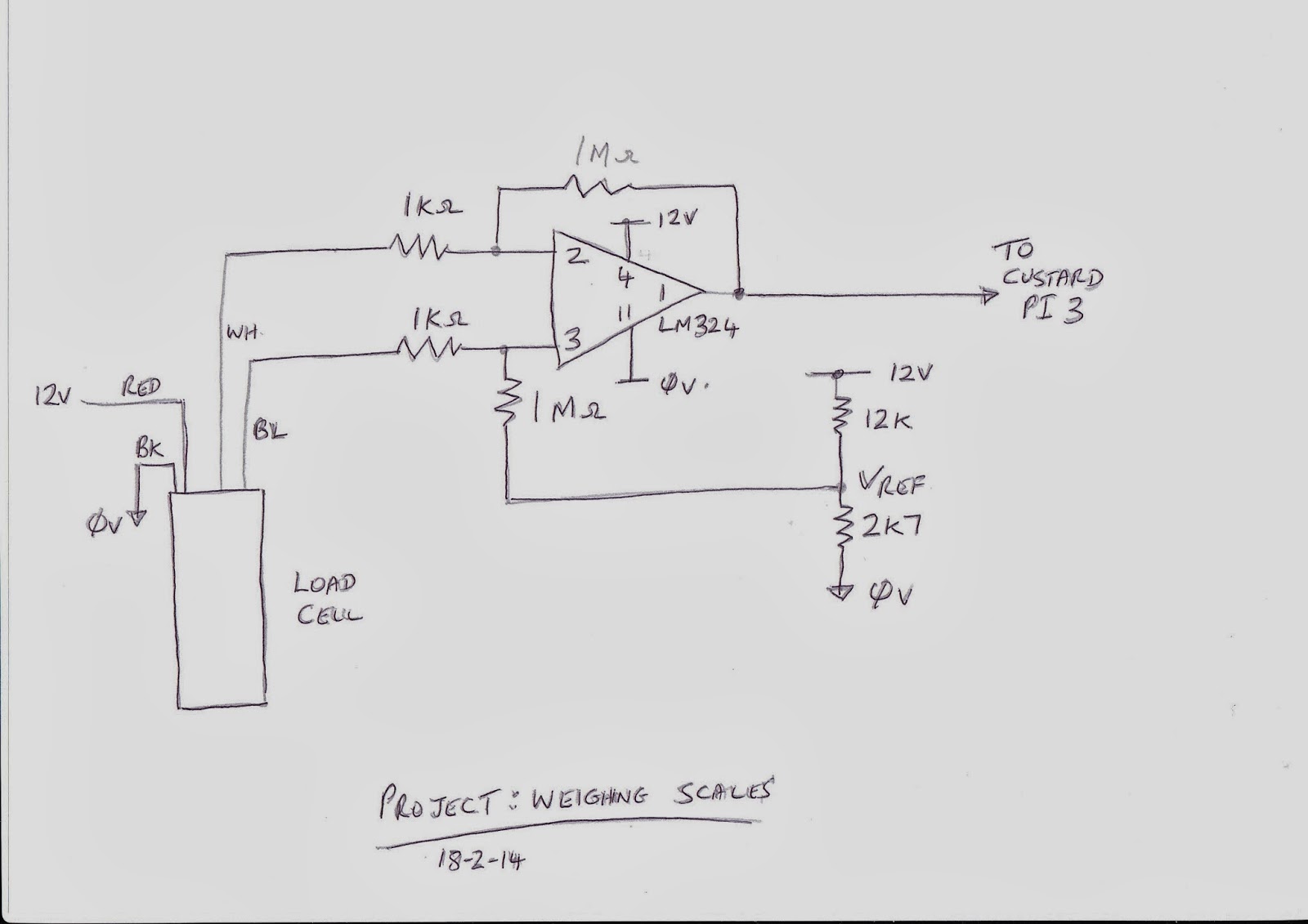 Electronics, Raspberry Pi and Home Automation : Weighing scales project