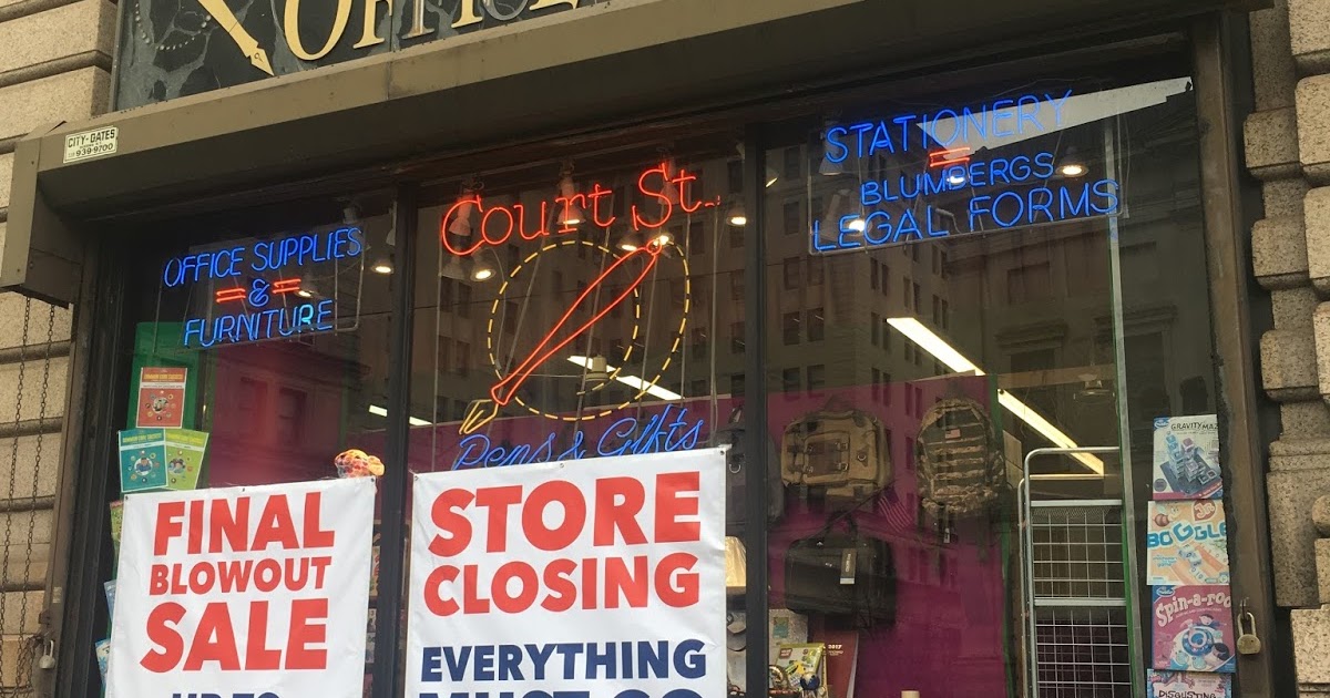 Jeremiah's Vanishing New York Court St. Office Supplies