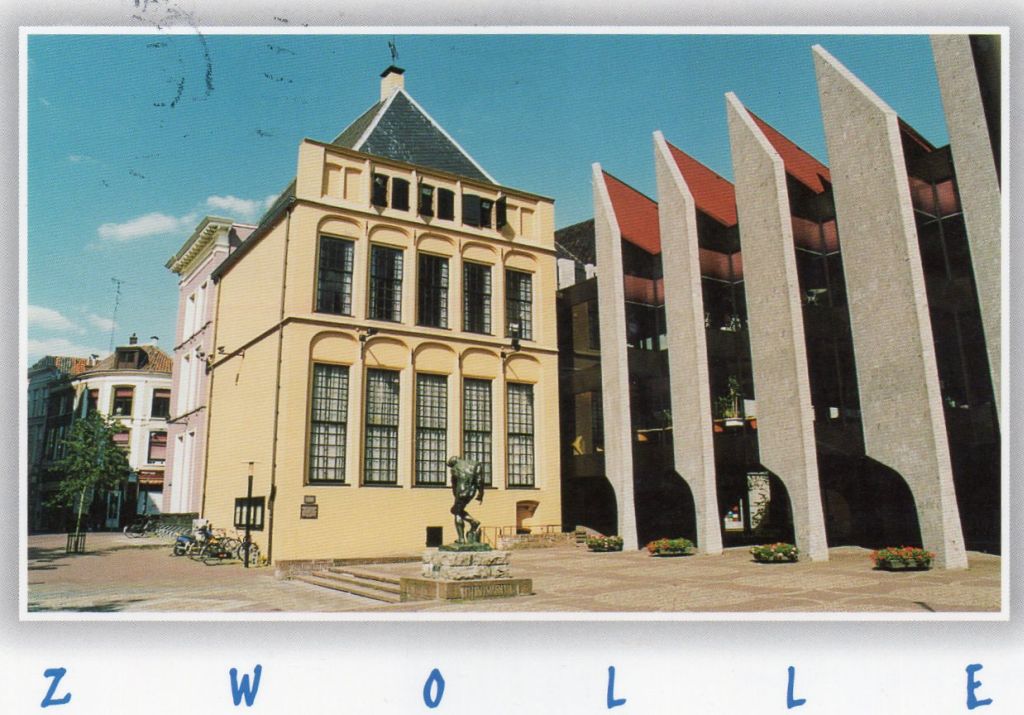 PostcardsHedonic 436. Zwolle town hall