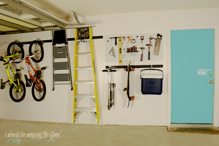 Garage Organization Tips and Ideas | Tackle your messiest space in one weekend with these ideas.