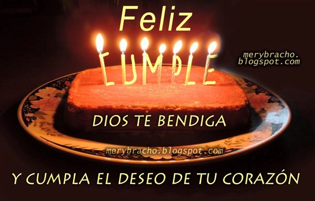 Dios te Bendiga en tu Feliz Cumpleaños.