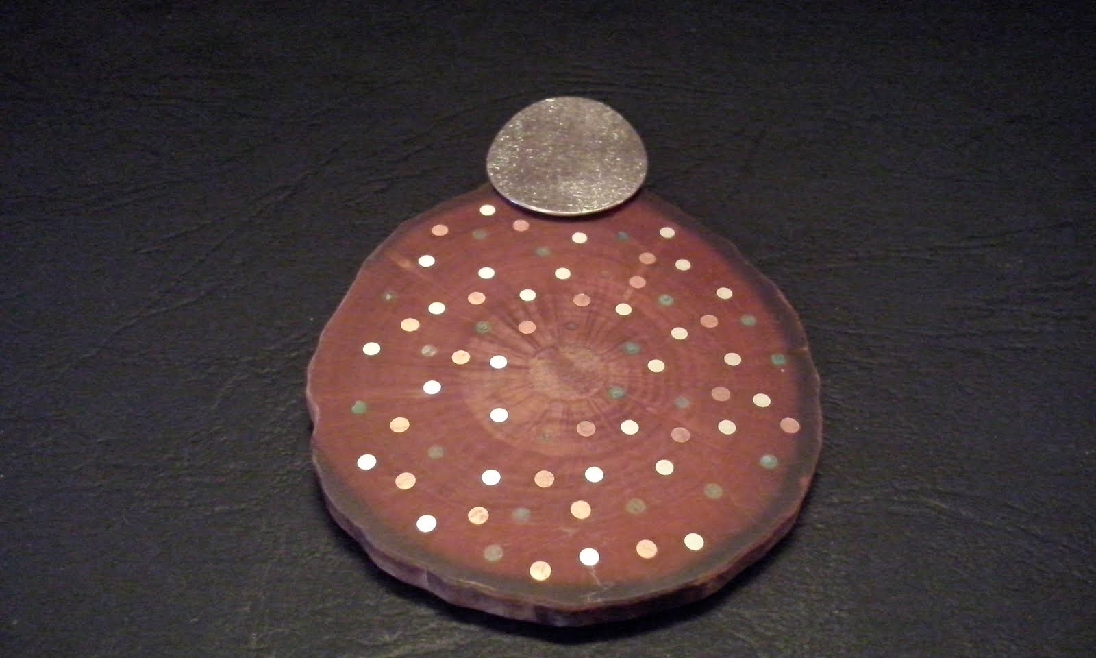 Colgante Picoyo, plata, cobre, turquesa (300)