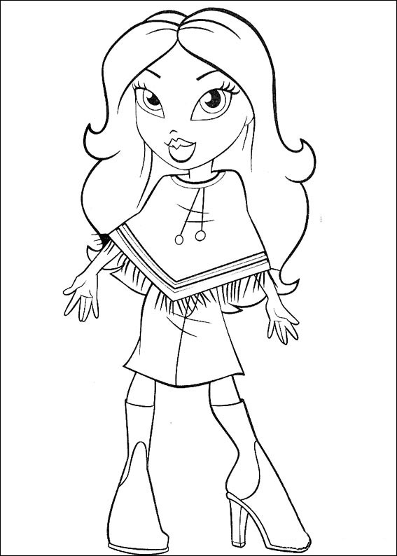 Drawings of Bratz coloring ~ Child Coloring