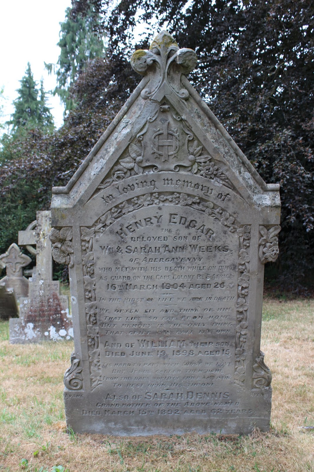 Grave Mistakes Abergavenny, Monmouthshire Cemetery, Bethany