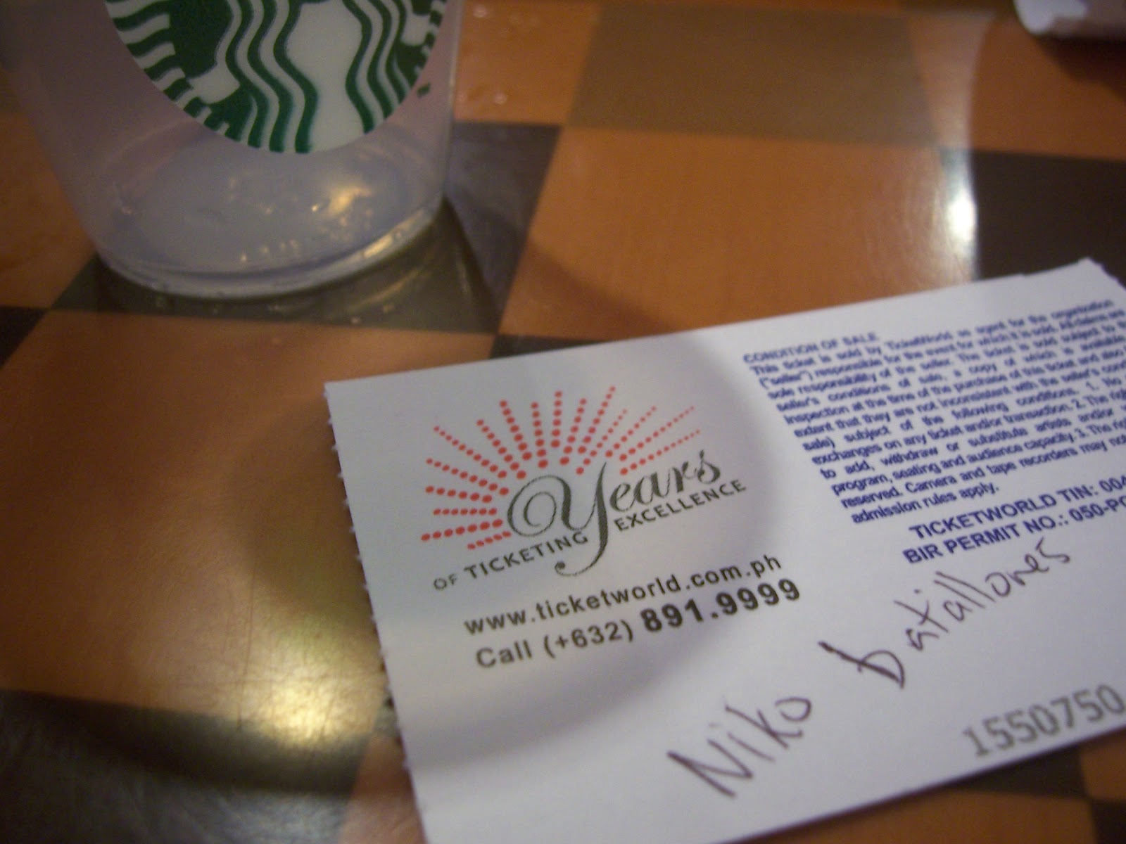 In hindsight, I should've taken everybody else's tickets.