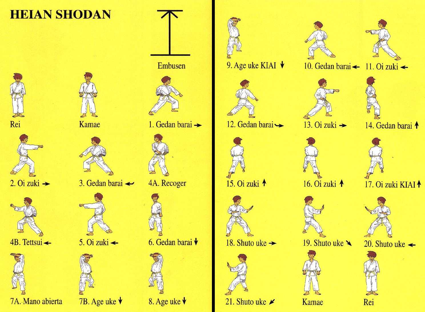 Kata Heian Shodan : Learning Karate At Home (1.2.1) ~ LEARNING EVERY