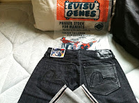 special brand new evisu leather size 32