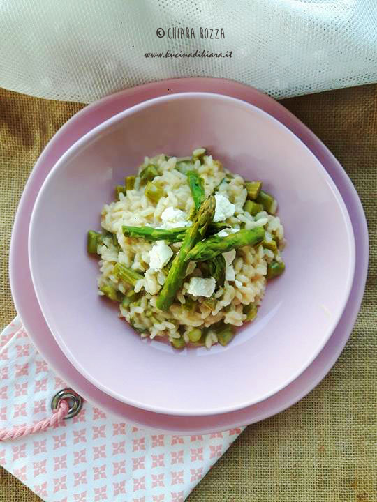 Risotto con taleggio e asparagi, ricetta tipica lombarda Kucina di Kiara