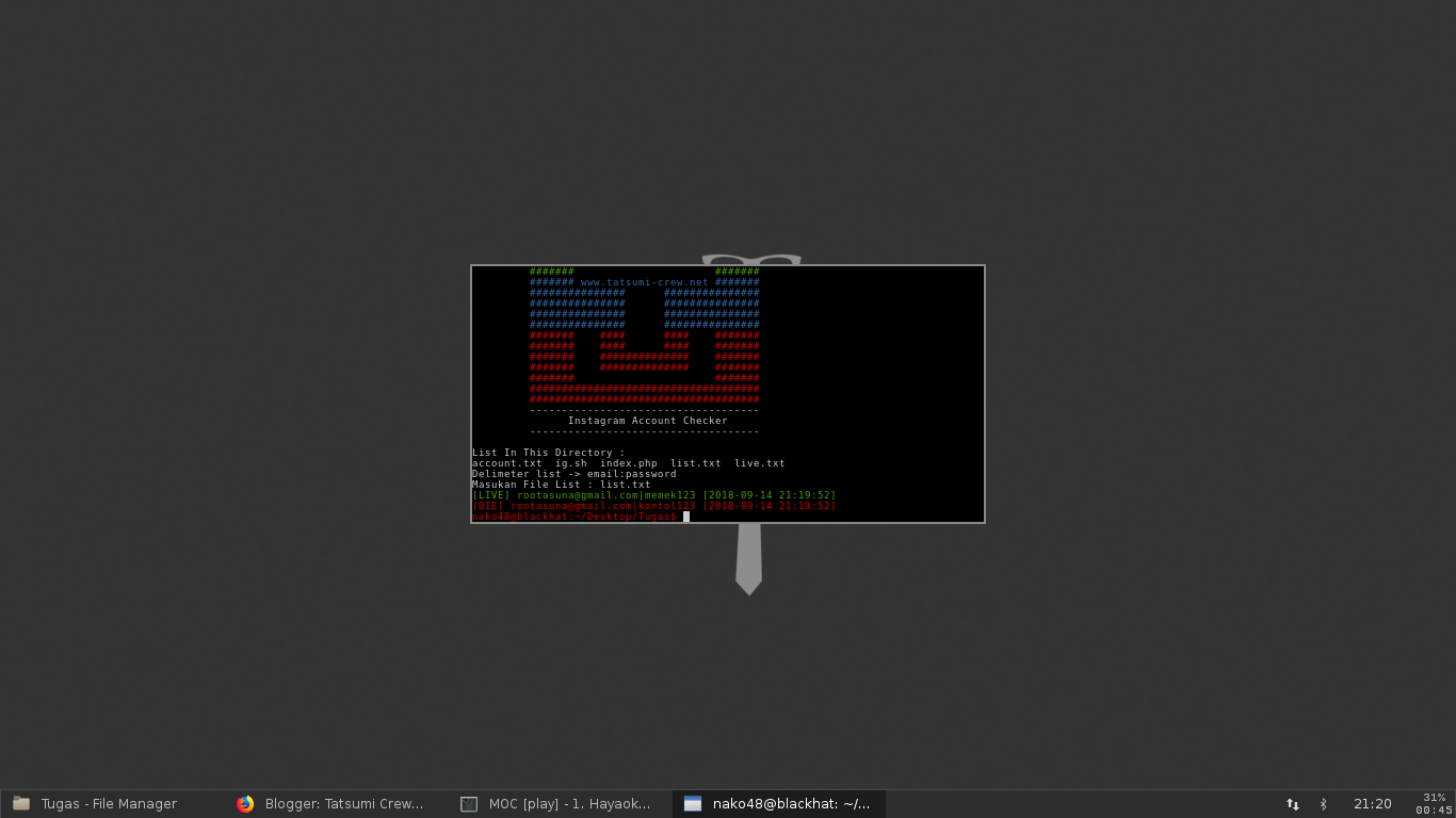 Instagram Account Checker Mizarr96