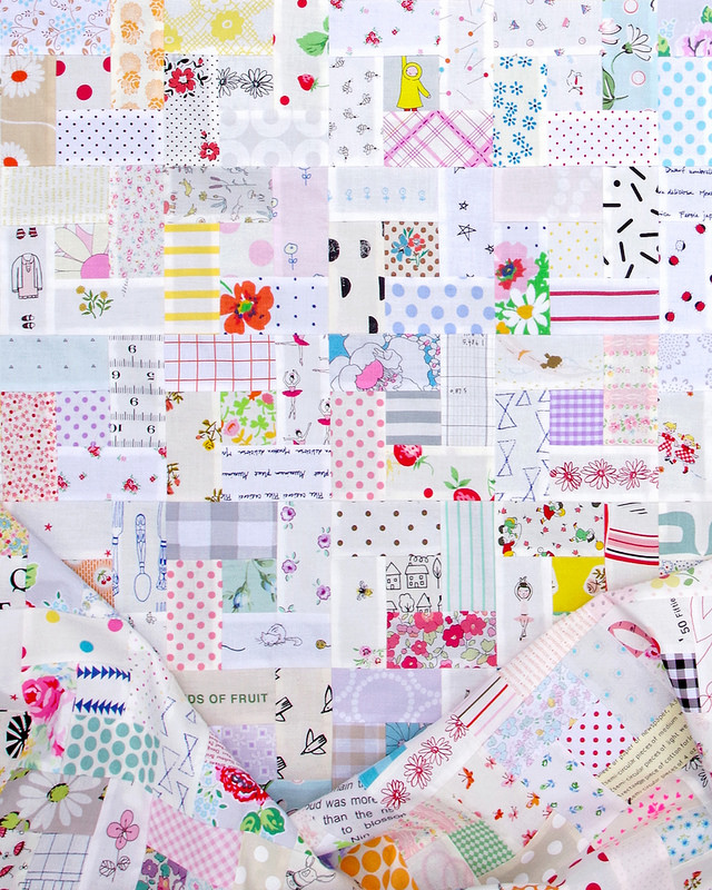 Red Pepper Quilts Bright Hopes Quilt Work in Progress and Tutorial