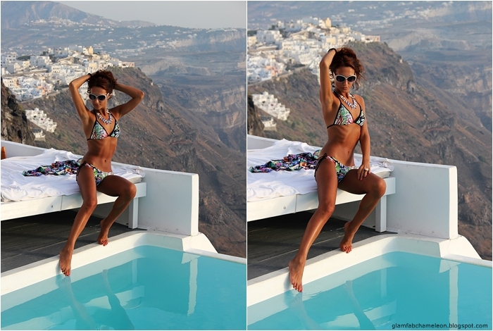 bikini outfit i kupaci kostimi za Santorini ostrvo