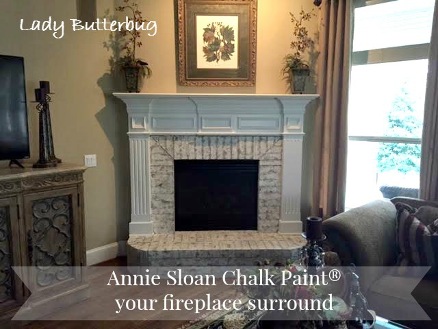 Painted Fireplace Surround