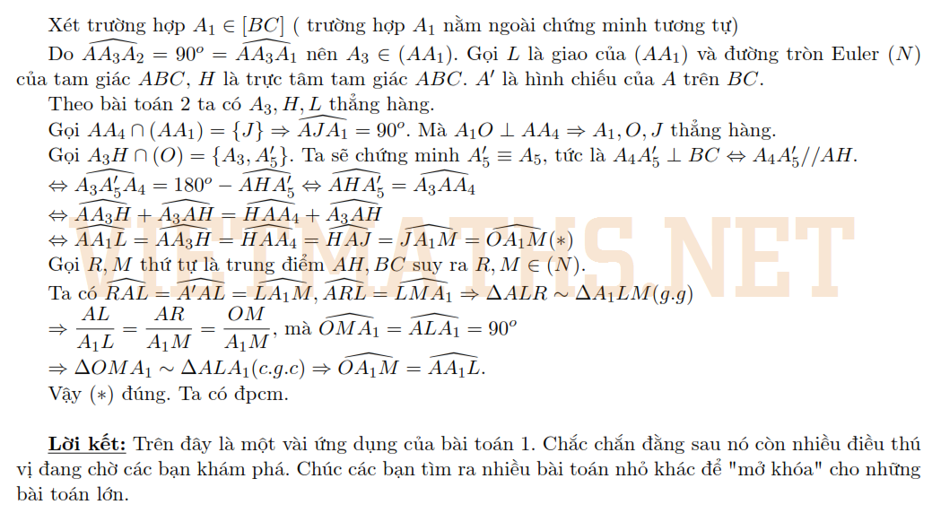 xem Ứng dụng của một bài toán hình học tác giả Nguyễn Văn Linh Ung dung cua mot bai toan hinh hoc Nguyen Van Linh part 5