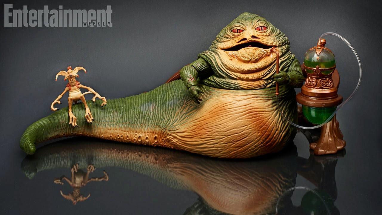 First Look: San Diego Comic-Con 2014 Exclusive Jabba the Hutt Star Wars Black Series 6” Action Figure by Hasbro
