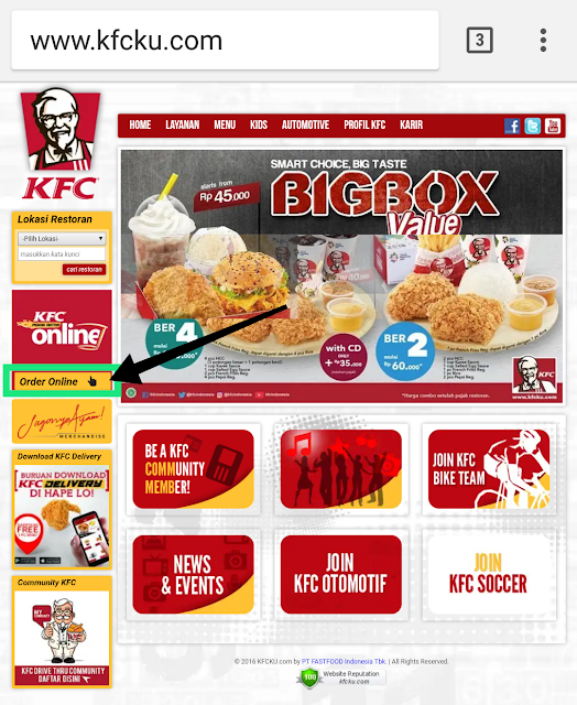 Cara Pesan Makanan di KFC Cara Pesan Makanan di KFC