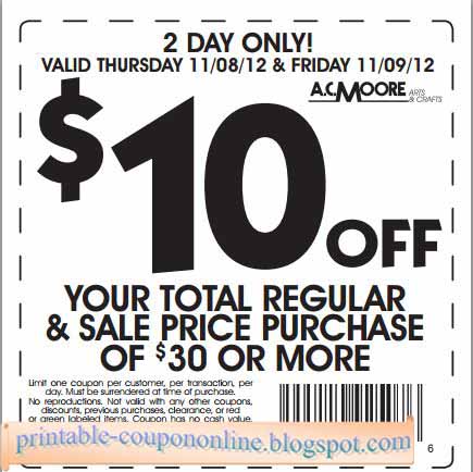 I need a coupon for ac moore