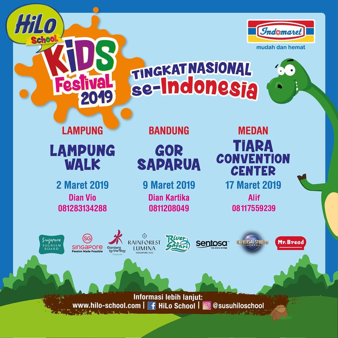 #Indomaret - #Promo Event Hilo Kids Festival 2019 (Lampung, Bandung & Medan)