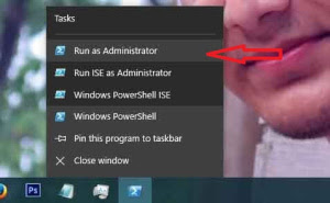Run as Administrator Menu Start dan Cortana (Search) Windows 10 Error (Tidak Bisa Dibuka)