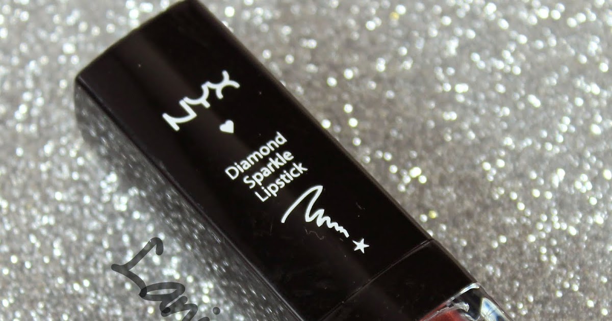 Nyx Diamond Sparkle Lipstick Sparkling Rust Swatches Review