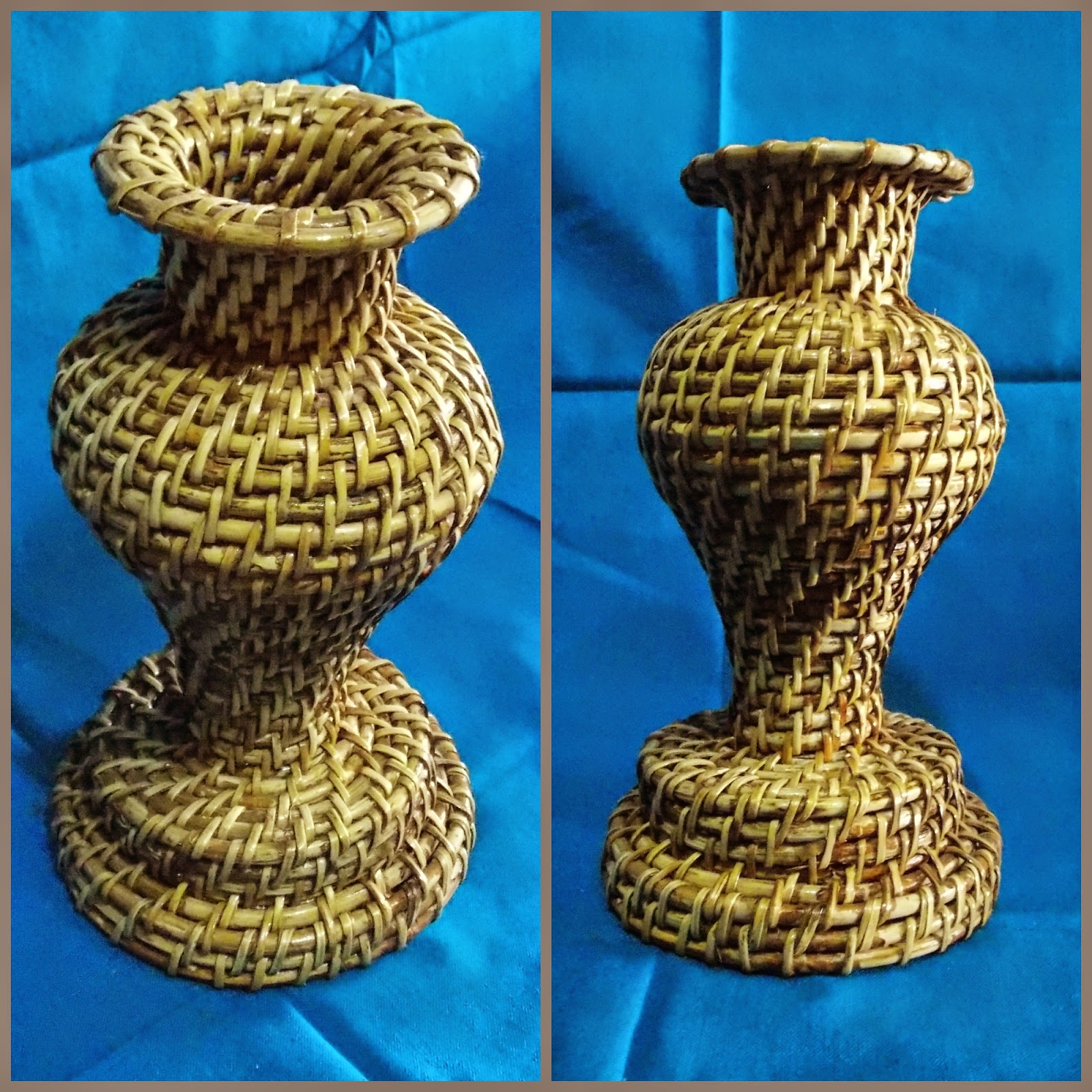 Bamboo and Cane Classic Style Vase