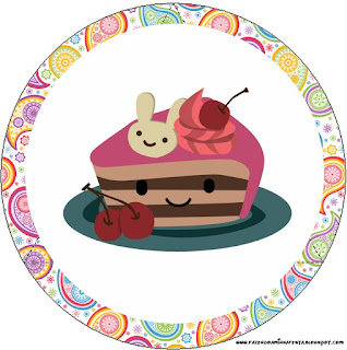 Fiesta de Té de Chicas: Toppers y Wrappers para Cupcakes para Imprimir Gratis. Toppers o Etiquetas de Fiesta de Té de Chicas para Imprimir Gratis.
