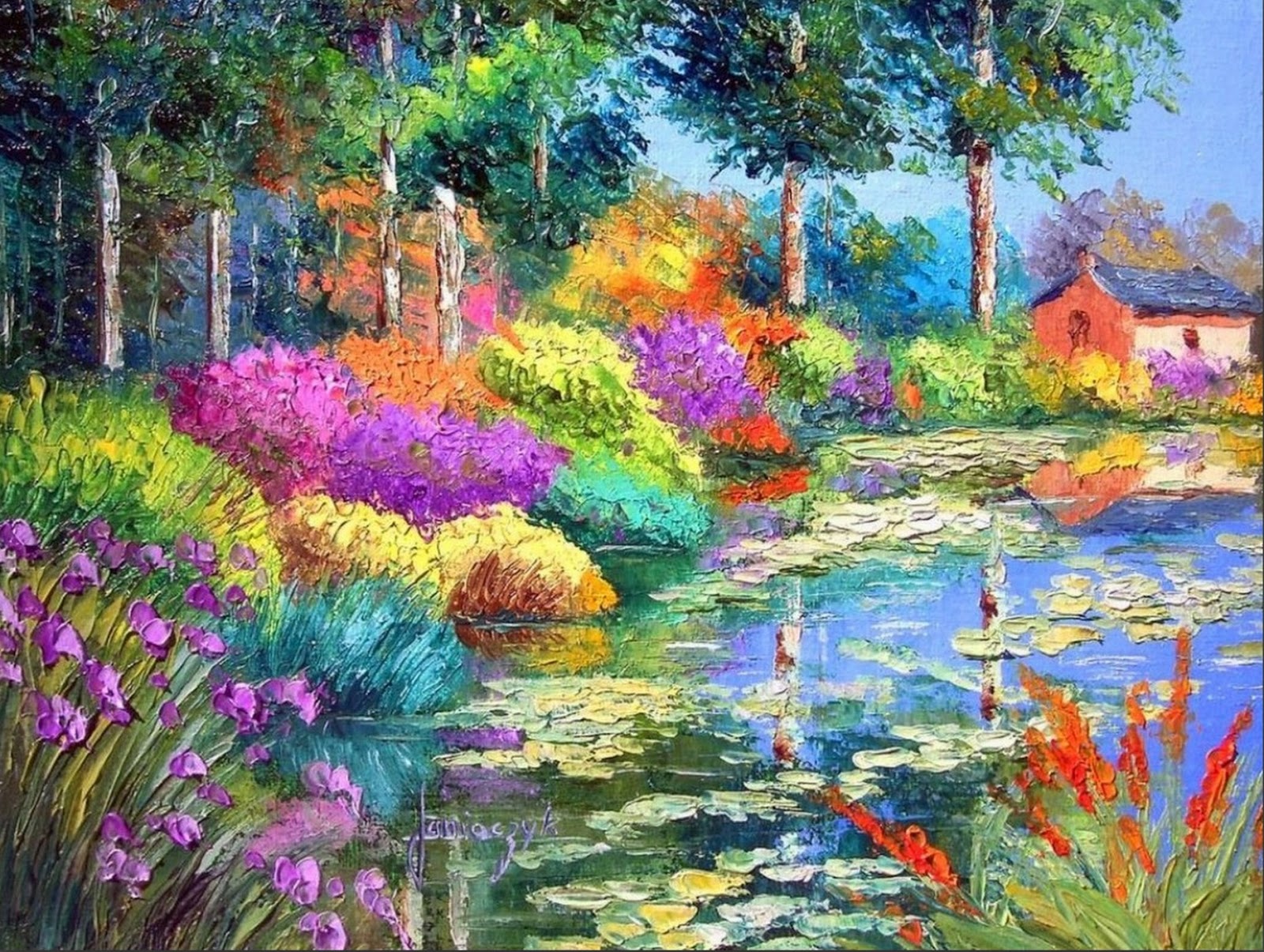 AMIGOS PARA SIEMPRE: OBRAS DE ARTE FAMOSAS DE PAISAJES - IMÁGENES