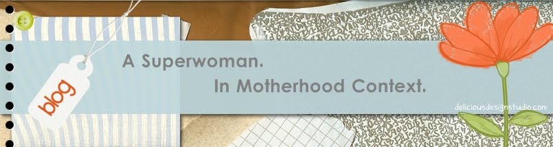 A Superwoman. In Motherhood Context.