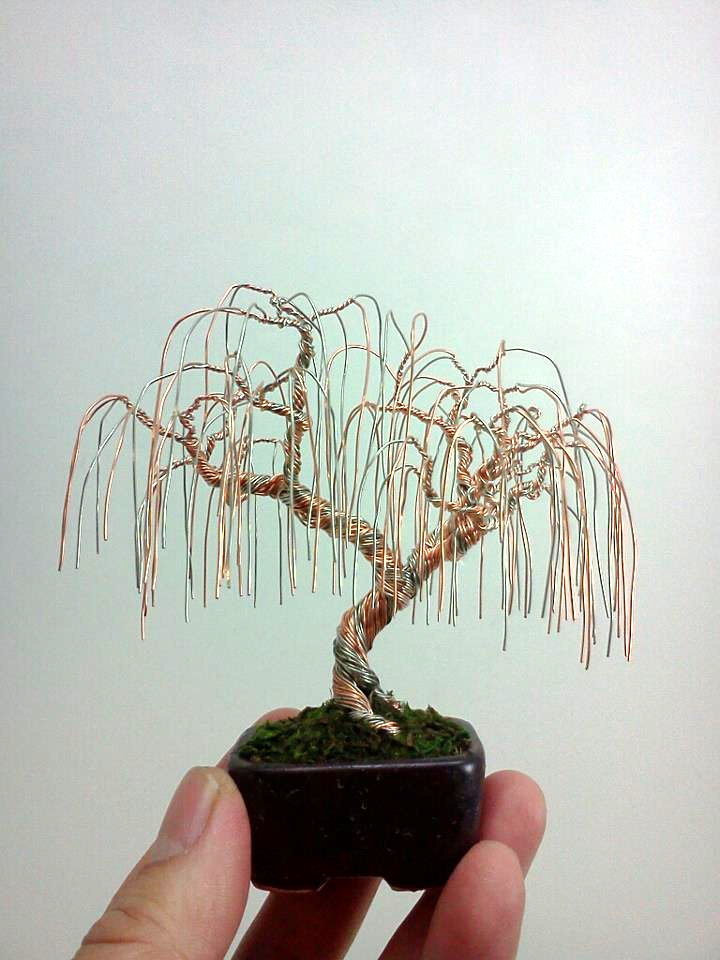 Miniature Wire Bonsai Trees by Ken To - The Beading Gem's Journal