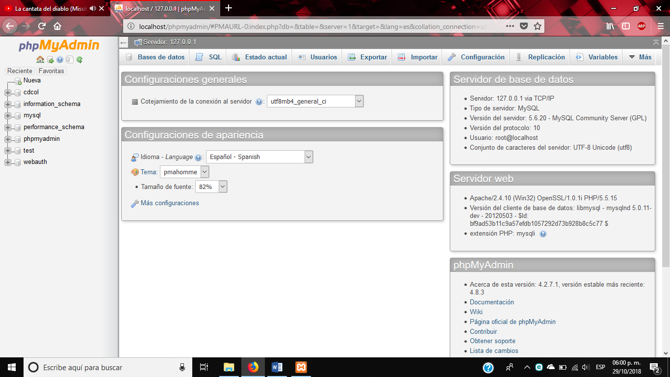 ¿Como usar PHPMyAdmin?