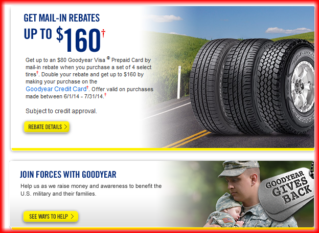 Goodyear Tire Rebate And Coupons For December 2022