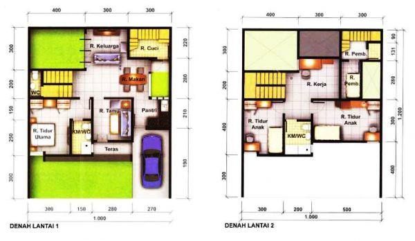 Contoh Denah Rumah Minimalis Ukuran 6x9 Contoh Denah Rumah Minimalis Ukuran 6x9
