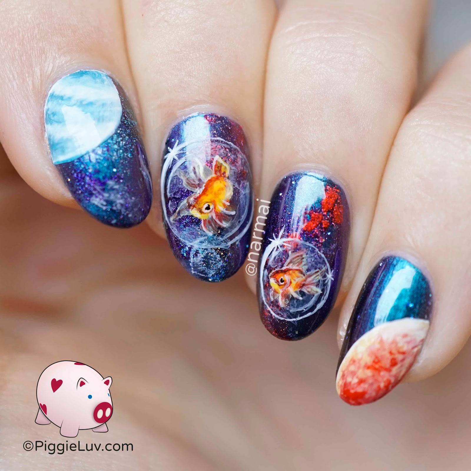 Amazon.com : Goldfish Nail Decals : Beauty & Personal Care