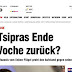 Ανασχηματισμός - Bild: Στο τέλος της εβδομάδας θα παραιτηθεί ο Τσίπρας; 