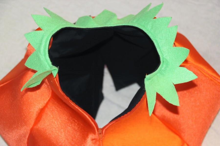 DIY Cómo hacer un DISFRAZ Halloween de CALABAZA para niños (patrón gratis). Blog diy y blog de costura.