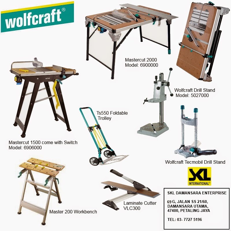 Wolfcraft Workbench now available at SKL Damansara Outlet