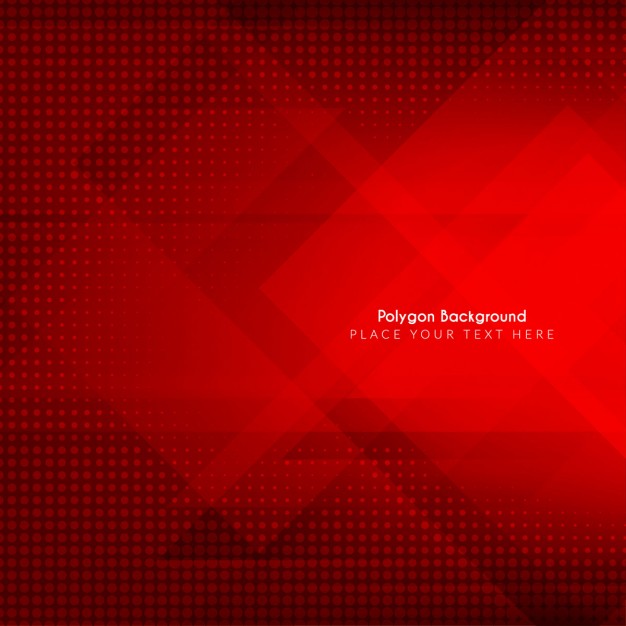 Polygonal red background Free Vector