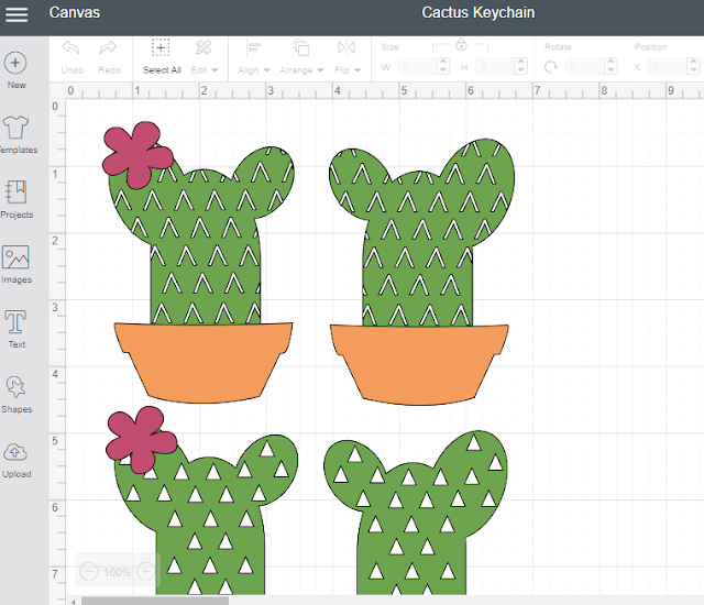 Create these fun DIY Cactus Keychains with Cricut!