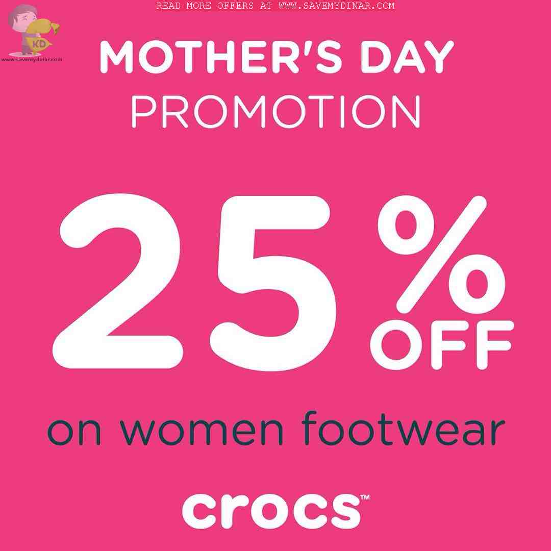 Crocs Kuwait 25 off on women footwear SaveMyDinar Offers, Deals