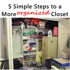 smartgirlstyle: How I Organized My Junk Closet