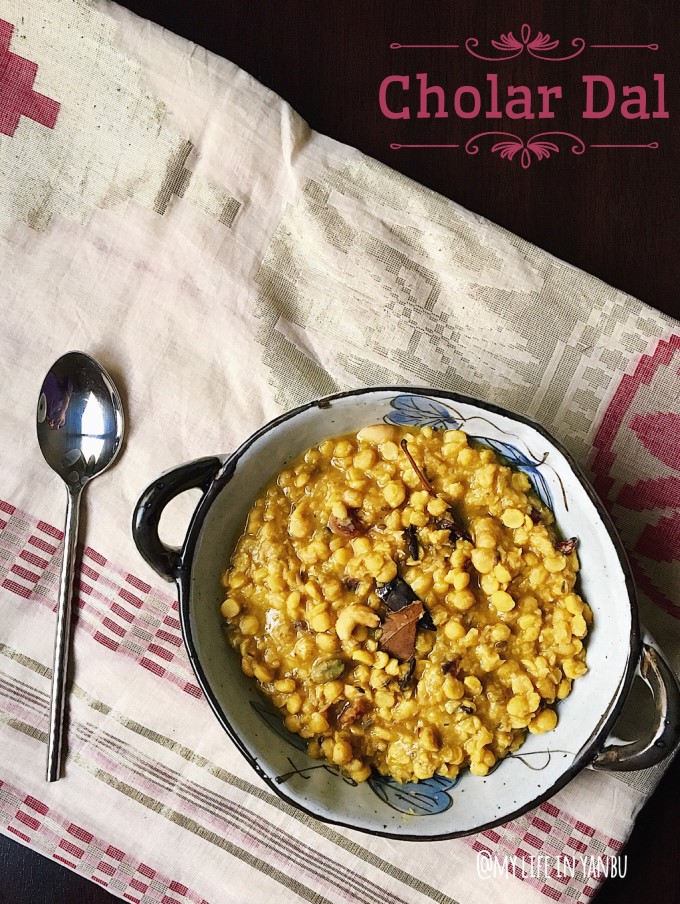Cholar Dal | Split Chickpea in Whole Spices & Coconut