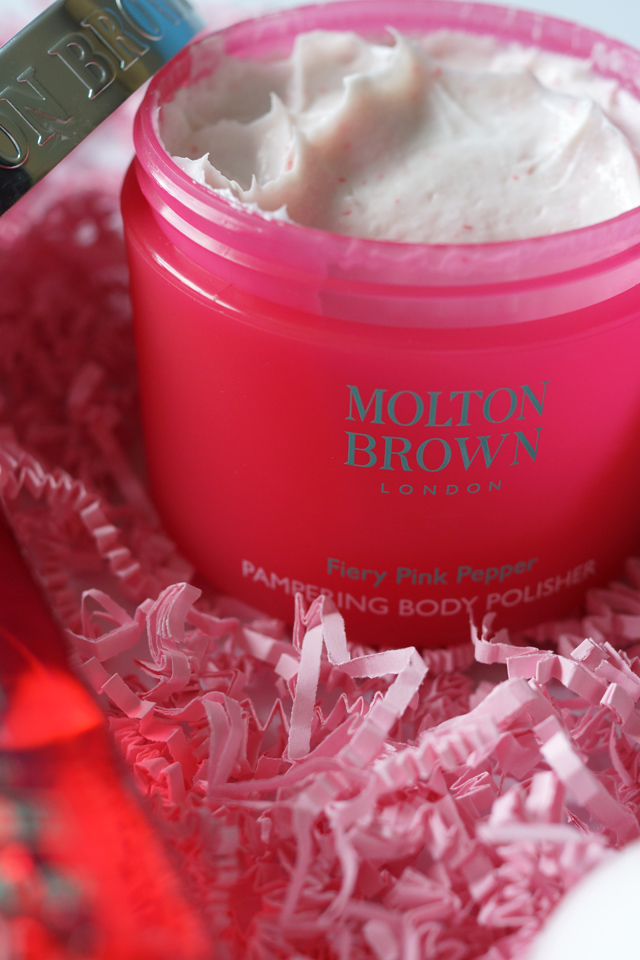 Hello Freckles Molton Brown Fiery Pink Pepper Body Polisher Review Hello Freckles Molton Brown Fiery Pink Pepper Body Polisher Review