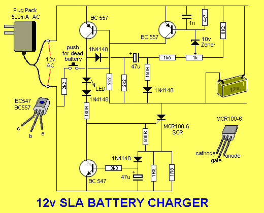 world technical: Charge your 12v Sealed Lead-Acid batteries