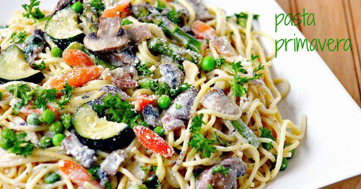 Pasta Primavera (Springtime Noodles) Manila Spoon