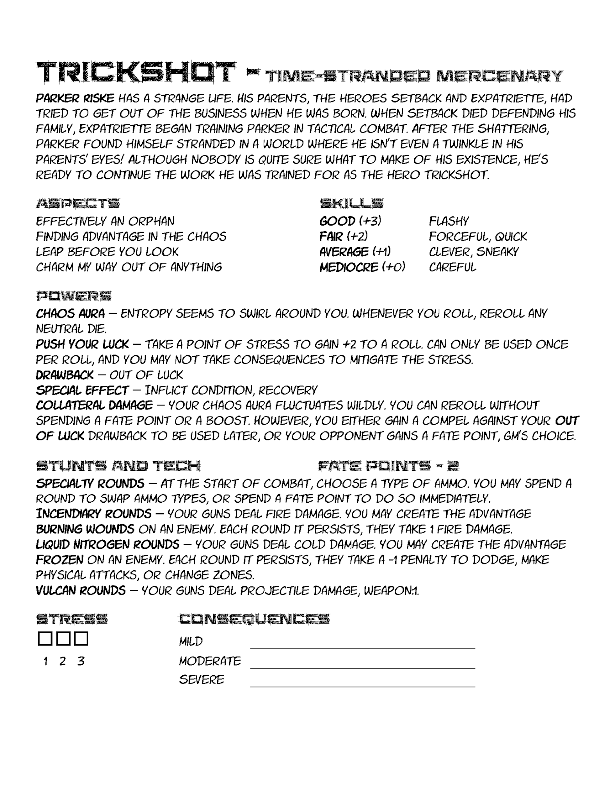 sentinels of the multiverse rpg pdf