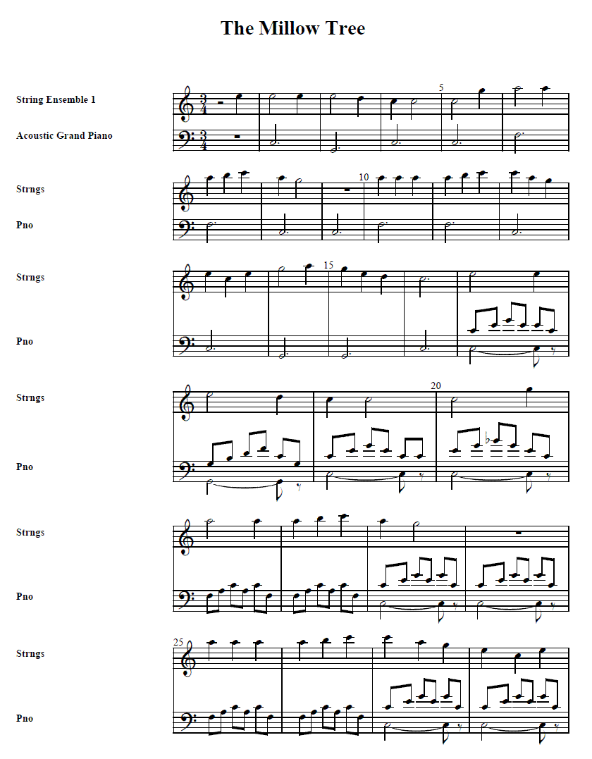 Kids' Songs and Nursery Rhymes The Willow Tree American Traditional